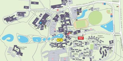 Карта на колежа deakin