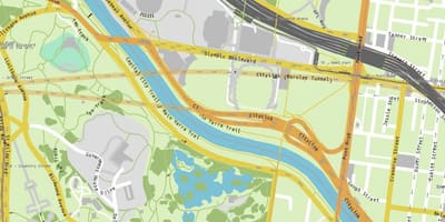 Yarra отпечатък картата
