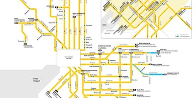 Yarra трамваи картата