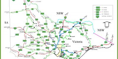 Карта Виктория, Австралия