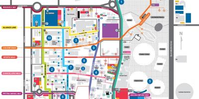 Карта на университета Монаша
