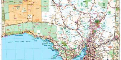 Карта На Южна Австралия